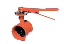 D81X手柄沟槽蝶阀